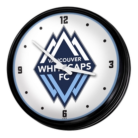 Vancouver Whitecaps FC: Retro Lighted Wall Clock, FNB-MSVANC-550-01A Vancouver Whitecaps FC: Retro Lighted Wall Clock, FNB-MSVANC-550-01A