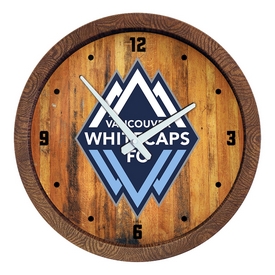 Vancouver Whitecaps FC: "Faux" Barrel Top Clock, MSVANC-560-01