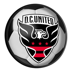 D.C. United: Soccer - Round Slimline Lighted Wall Sign, MSWASH-130-51