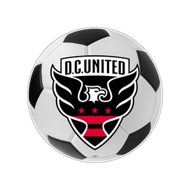 D.C. United: Soccer Ball - Edge Glow Lighted Wall Sign, MSWASH-150-51