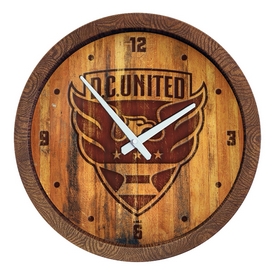 D.C. United: Branded "Faux" Barrel Top Clock, MSWASH-560-02