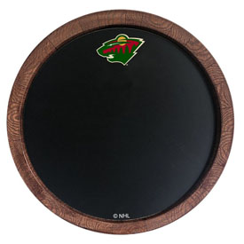 Minnesota Wild: Chalkbaord "Faux" Barrel Top Sign, NHMINN-630-01