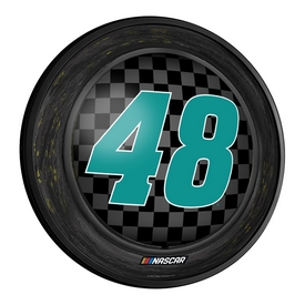 Alex Bowman: Tire Framed - Round Slimline Lighted Wall Sign, NAAB48-130-02