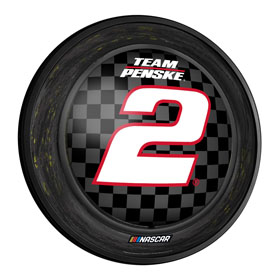 Austin Cindric: Tire Framed - Round Slimline Lighted Wall Sign, NAAC02-130-02