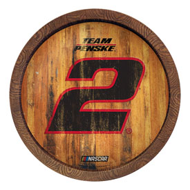 Austin Cindric: Weathered "Faux" Barrel Top Sign, NAAC02-240-03