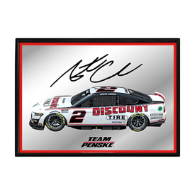 Austin Cindric: Framed Mirrored Wall Sign, NAAC02-265-01