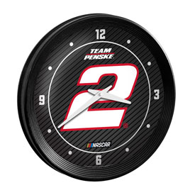 Austin Cindric: Ribbed Frame Wall Clock, NAAC02-530-01