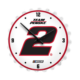 Austin Cindric: Bottle Cap Lighted Wall Clock, NAAC02-545-01