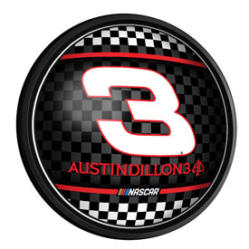 Austin Dillon: Round Slimline Lighted Wall Sign, NAAD03-130-01