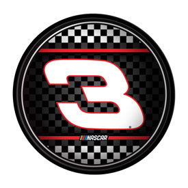 Austin Dillon: Checkered Flag - Modern Disc Wall Sign, NAAD03-230-02A
