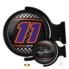 Denny Hamlin: Original Round Rotating Lighted Wall Sign, NADH11-115-01