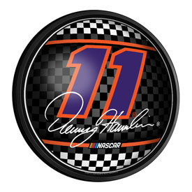 Denny Hamlin: Round Slimline Lighted Wall Sign, NADH11-130-01
