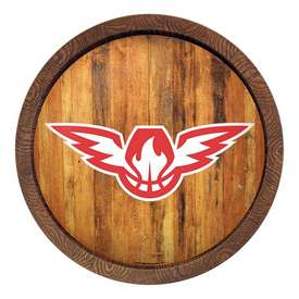 Atlanta Hawks: Logo - "Faux" Barrel Top Sign, FNB-NBAHAW-240-04 Atlanta Hawks: Logo - "Faux" Barrel Top Sign, FNB-NBAHAW-240-04