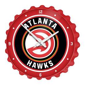 Atlanta Hawks: Bottle Cap Wall Clock, NBAHAW-540-01