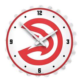 Atlanta Hawks: Bottle Cap Lighted Wall Clock, NBAHAW-545-01