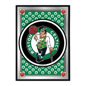 Boston Celtics: Team Spirit - Framed Mirrored Wall Sign - Vertical, NBBCEL-275-02