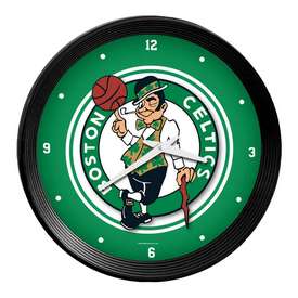 Boston Celtics: Ribbed Frame Wall Clock, NBBCEL-530-01