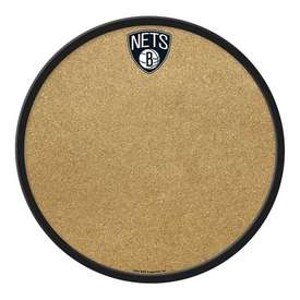 Brooklyn Nets: Modern Disc Cork Board, NBBNET-642-01