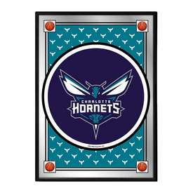 Charlotte Hornets: Team Spirit - Framed Mirrored Wall Sign - Vertical, NBCHAR-275-02