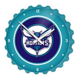 Charlotte Hornets: Bottle Cap Wall Clock, NBCHAR-540-01