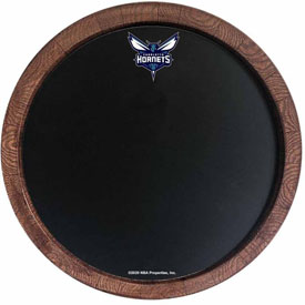 Charlotte Hornets: "Faux" Barrel Framed Chalkboard, NBCHAR-630-01