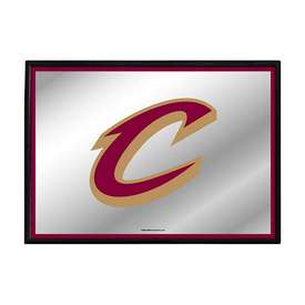 Cleveland Cavaliers: Framed Mirrored Wall Sign - Horizontal, FNB-NBCLVD-265-01A Cleveland Cavaliers: Framed Mirrored Wall Sign - Horizontal, FNB-NBCLVD-265-01A