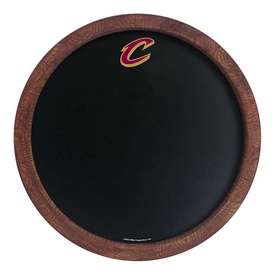 Cleveland Cavaliers: "Faux" Barrel Framed Chalkboard, NBCLVD-630-01