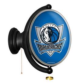 Dallas Mavericks: Original Oval Rotating Lighted Wall Sign, NBDALM-125-01