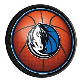 Dallas Mavericks: Basketball - Round Slimline Lighted Wall Sign, NBDALM-130-02