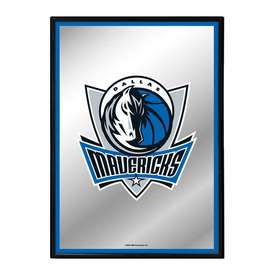 Dallas Mavericks: Framed Mirrored Wall Sign - Vertical, FNB-NBDALM-275-01A Dallas Mavericks: Framed Mirrored Wall Sign - Vertical, FNB-NBDALM-275-01A