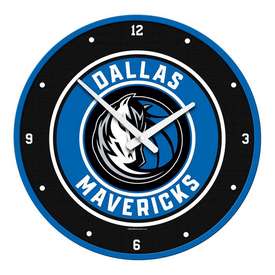 Dallas Mavericks: Modern Disc Wall Clock, FNB-NBDALM-510-01A Dallas Mavericks: Modern Disc Wall Clock, FNB-NBDALM-510-01A