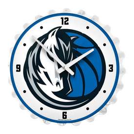 Dallas Mavericks: Bottle Cap Lighted Wall Clock, NBDALM-545-01