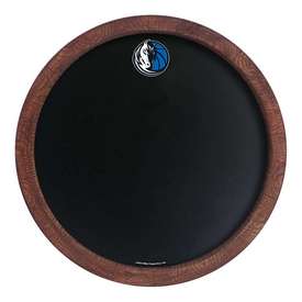Dallas Mavericks: "Faux" Barrel Framed Chalkboard, NBDALM-630-01