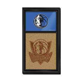 Dallas Mavericks: Dual Logo - Cork Note Board, FNB-NBDALM-640-02A Dallas Mavericks: Dual Logo - Cork Note Board, FNB-NBDALM-640-02A