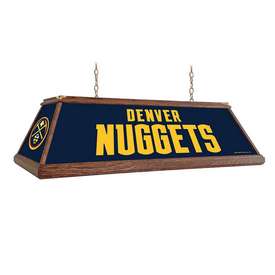 Denver Nuggets: Premium Wood Pool Table Light, NBDENN-330-01