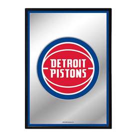 Detroit Pistons: Framed Mirrored Wall Sign - Vertical, FNB-NBDETP-275-01A Detroit Pistons: Framed Mirrored Wall Sign - Vertical, FNB-NBDETP-275-01A