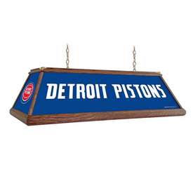 Detroit Pistons: Premium Wood Pool Table Light, NBDETP-330-01