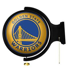 Golden State Warriors: Original Round Rotating Lighted Wall Sign, NBGSWR-115-01