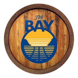 Golden State Warriors: Logo - "Faux" Barrel Top Sign, FNB-NBGSWR-240-04 Golden State Warriors: Logo - "Faux" Barrel Top Sign, FNB-NBGSWR-240-04
