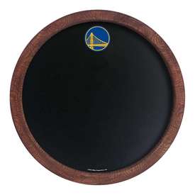 Golden State Warriors: "Faux" Barrel Framed Chalkboard, NBGSWR-630-01
