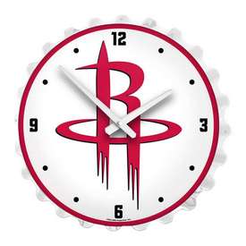 Houston Rockets: Bottle Cap Lighted Wall Clock, NBHROC-545-01