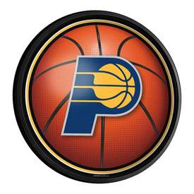 Indiana Pacers: Basketball - Round Slimline Lighted Wall Sign, NBIPAC-130-02