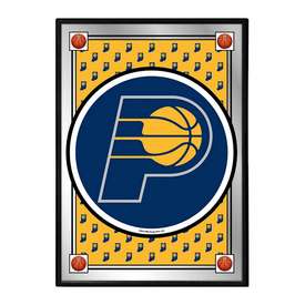 Indiana Pacers: Team Spirit - Framed Mirrored Wall Sign - Vertical, NBIPAC-275-02