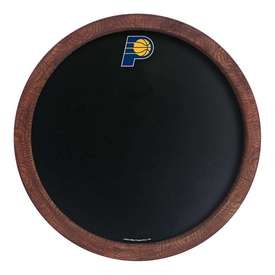 Indiana Pacers: "Faux" Barrel Framed Chalkboard, NBIPAC-630-01