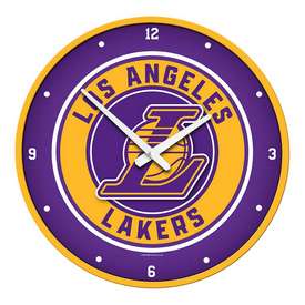 Los Angeles Lakers: Modern Disc Wall Clock, NBLALK-510-01