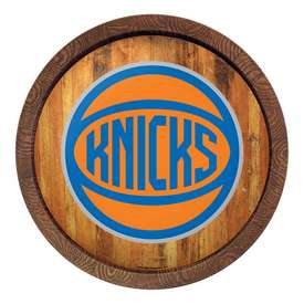 New York Knicks: Logo - "Faux" Barrel Top Sign, FNB-NBNYKS-240-04 New York Knicks: Logo - "Faux" Barrel Top Sign, FNB-NBNYKS-240-04