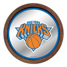 New York Knicks: "Faux" Barrel Top Mirrored Wall Sign, FNB-NBNYKS-245-01A New York Knicks: "Faux" Barrel Top Mirrored Wall Sign, FNB-NBNYKS-245-01A