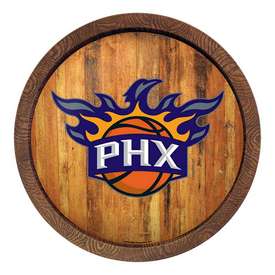 Phoenix Suns: Logo - "Faux" Barrel Top Sign, FNB-NBPSUN-240-04 Phoenix Suns: Logo - "Faux" Barrel Top Sign, FNB-NBPSUN-240-04
