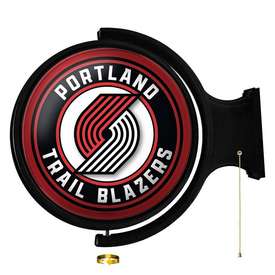 Portland Trail Blazers: Original Round Rotating Lighted Wall Sign, NBPTBS-115-01