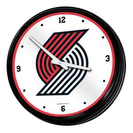Portland Trail Blazers: Retro Lighted Wall Clock, NBPTBS-550-01